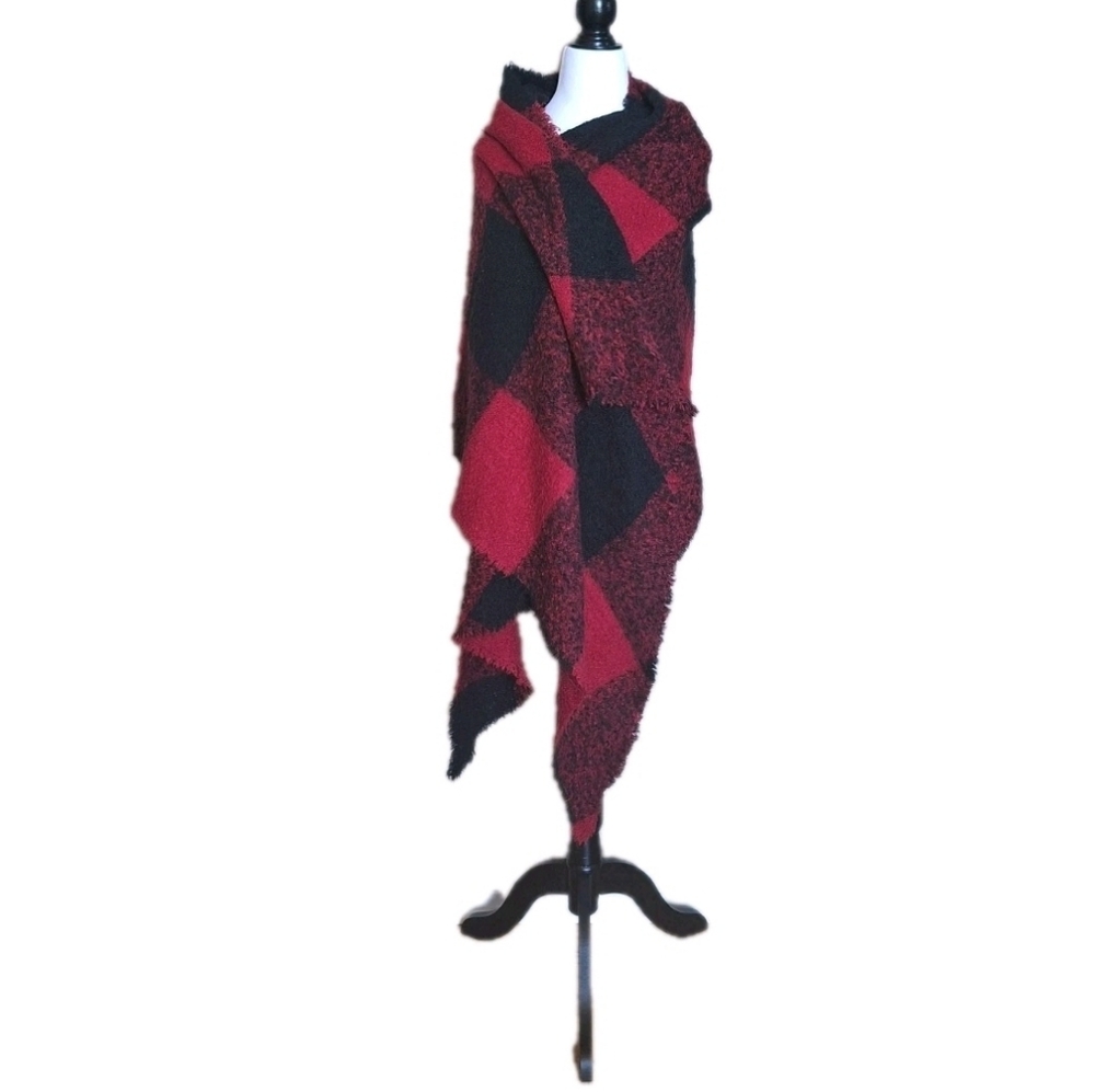 BUFFALO PLAID BLANKET SCARF